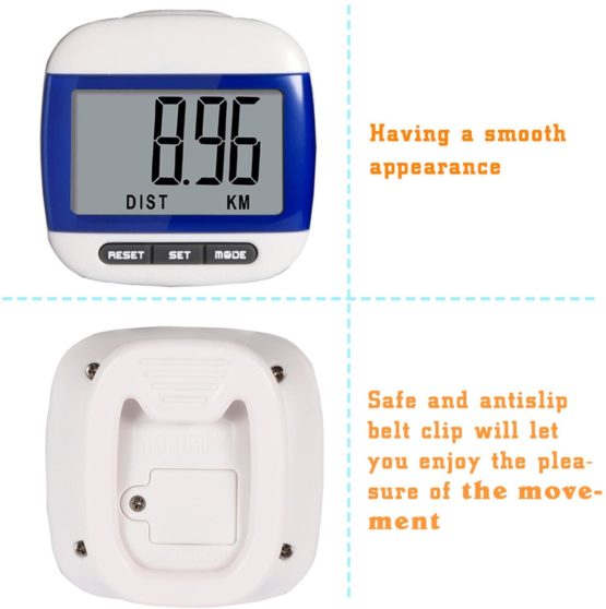 Multi-function Pocket Pedometer with Belt Clip - Image 2