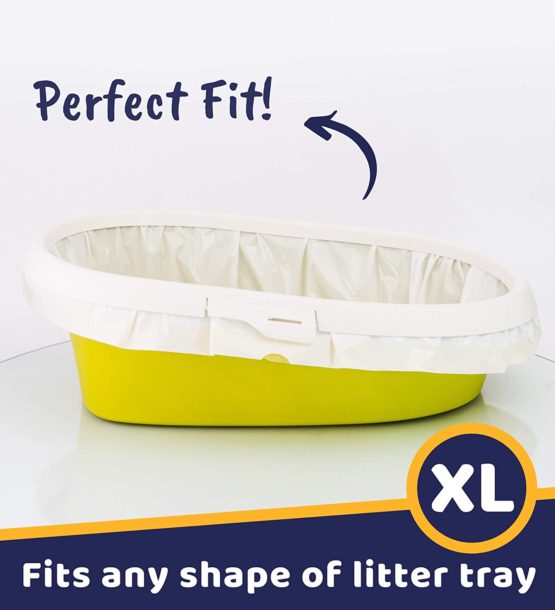 Pettiny 20 XL Cat Litter Tray Liners with Drawstrings Scratch Resistant Bags for Extra Large Litter Box - Image 3