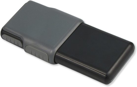 Carson PO-55 MiniBrite 5x Pocket Magnifier with Built-In LED Light and Sliding Case, Black - Image 4
