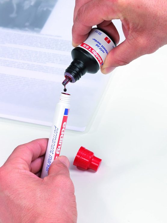 edding 4-T25001 Refill Ink Permanent Marker - Black - Image 2