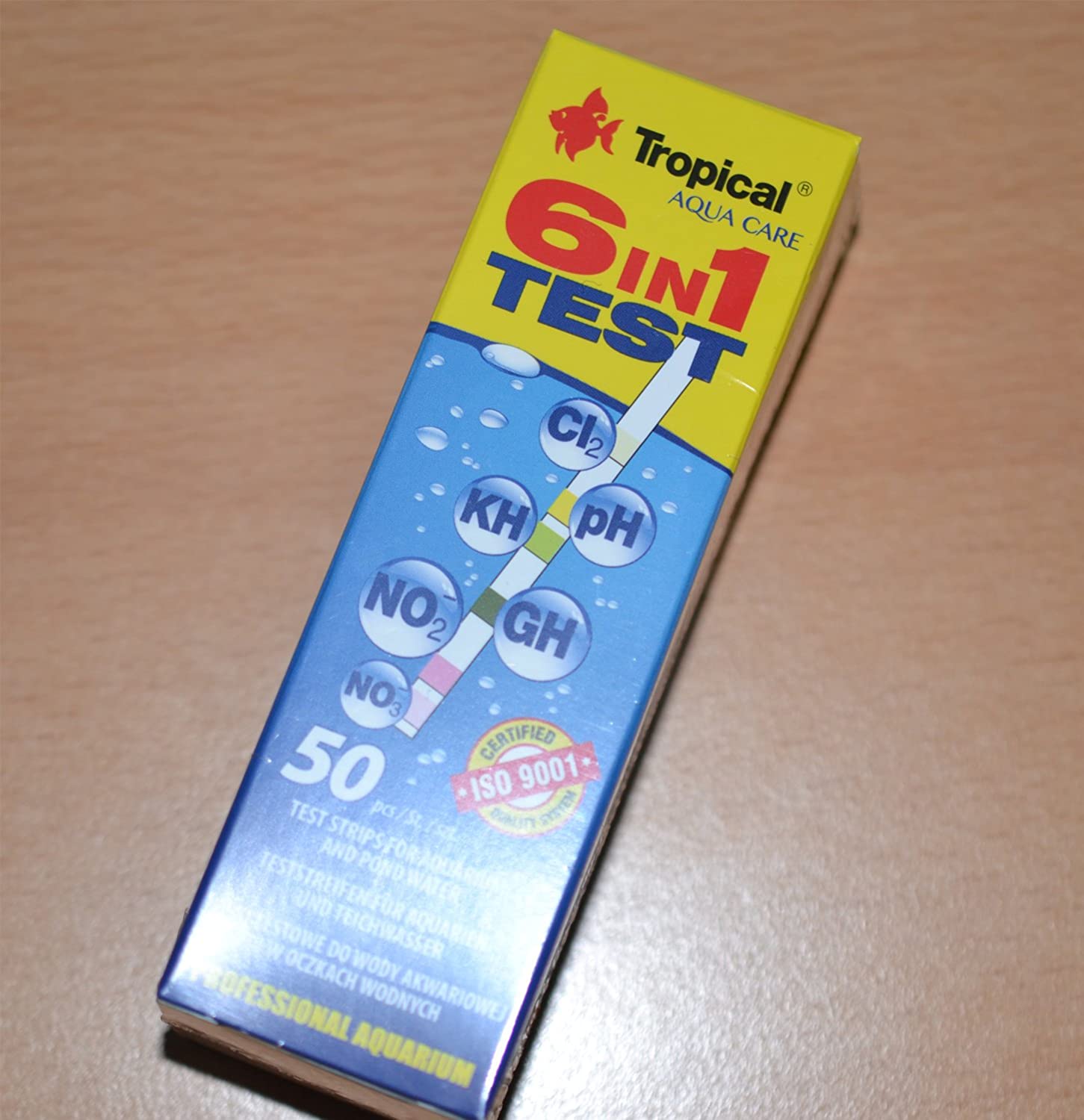 TROPICAL 6 in 1 Test Strips 50 Strips Pack of 1 x 12 g, 130 g (Pack of 1)