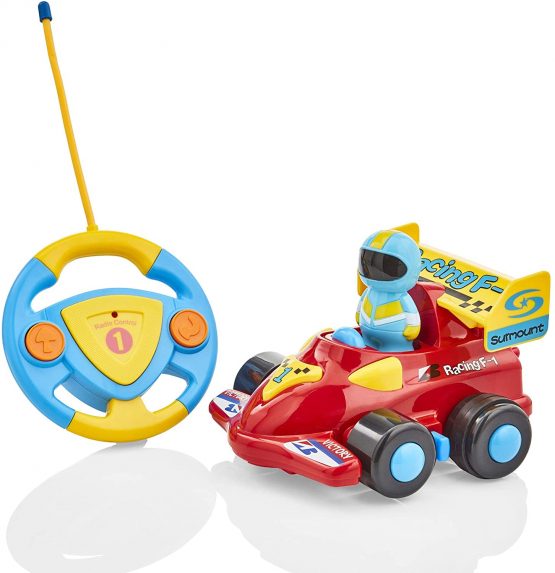 Tippi My First Remote Control Car Formula 1 - Toy RC Cars for Boys or Girls - Suitable From 18 Months + (Aged 1,2,3 Years)