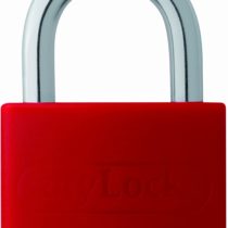 ABUS KG 49940 Red T65AL/40 My Lock Aluminium Padlock with 6401 Alike Keyed, 40 mm