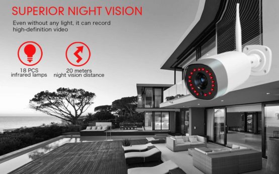 Mibao CCTV Security Camera Outdoor, 1080P WiFi Security Camera, IP66 Waterproof, with Two-Way Audio, Night Vision, Motion Detection, Compatible with iOS/Android - Image 3