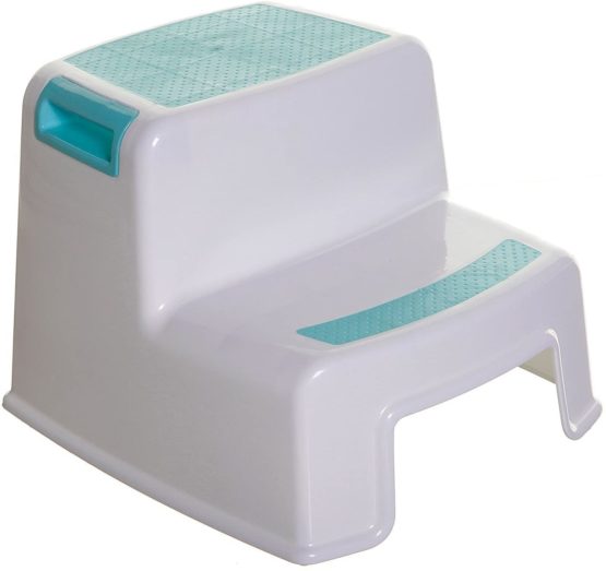 Dreambaby 2-UP Step Stool - Toddlers Stool - Slip Resistant - Aqua-Model G685