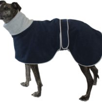 Cosipet Greyhound Polo Coat, 26"/66 cm, Blue