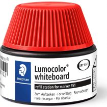 Staedtler Lumocolor 488 51-2 Whiteboard Marker Refill Station, Red, 30ml