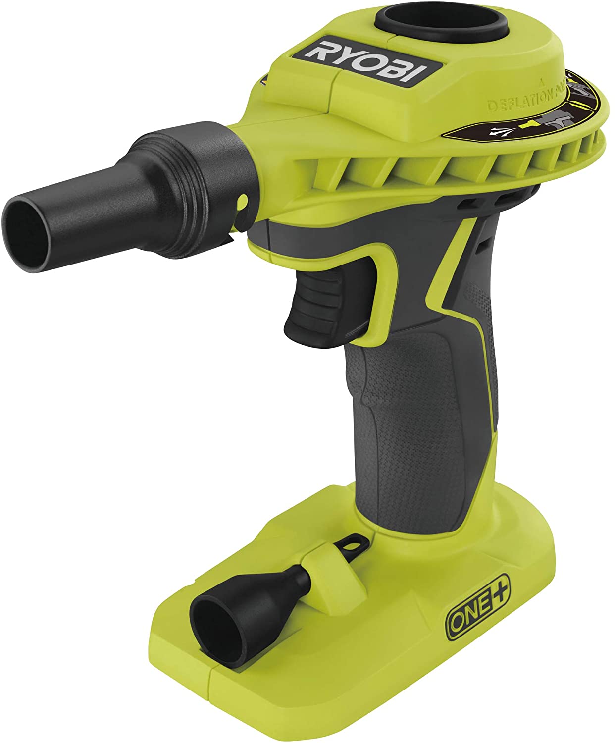 Ryobi RVI18-0 18V ONE+ Cordless Volume Inflator (Bare Tool), Hyper Green, Small