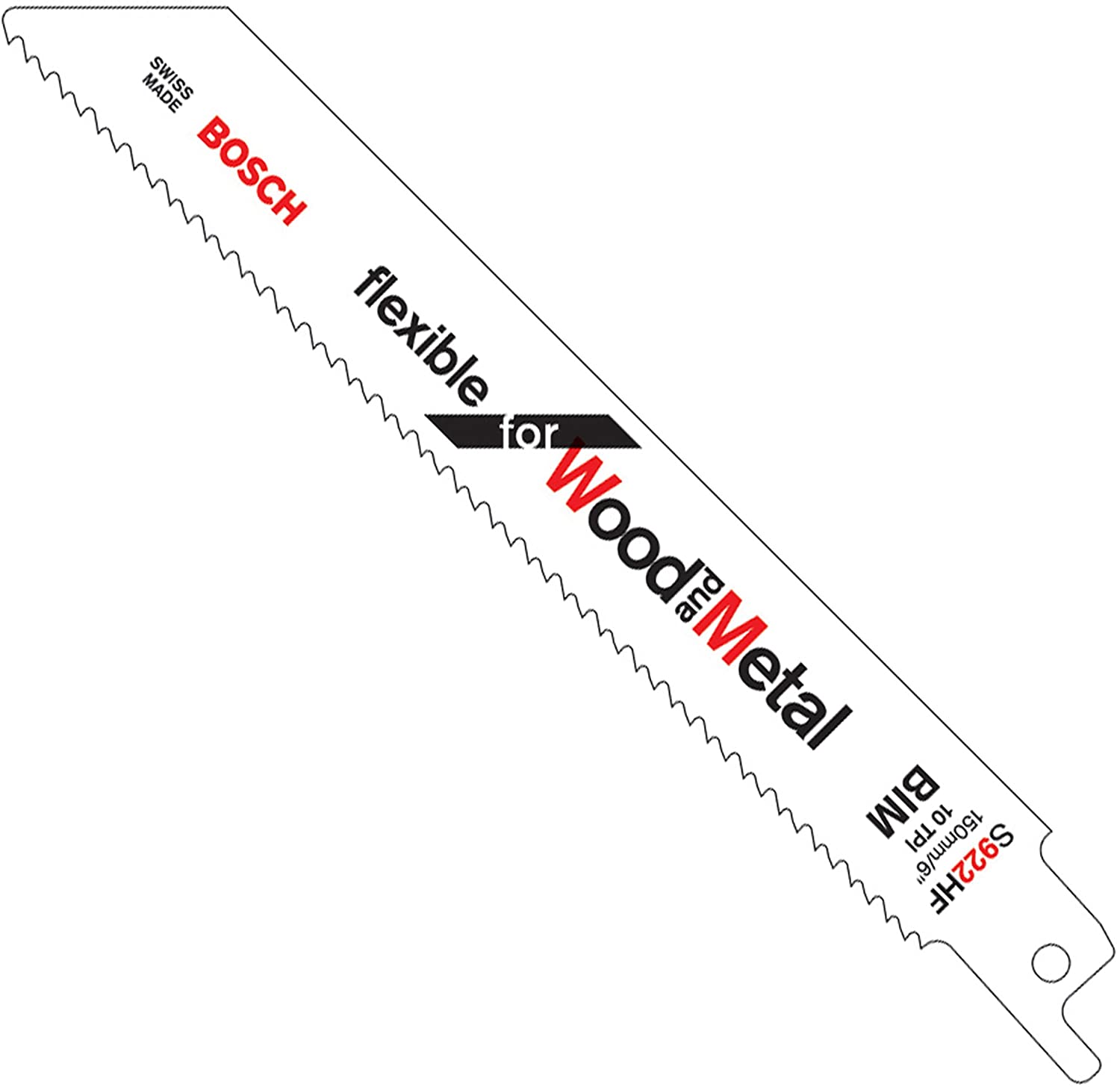 Bosch 2609256711 Bi-Metal Sabre Saw Blade, White