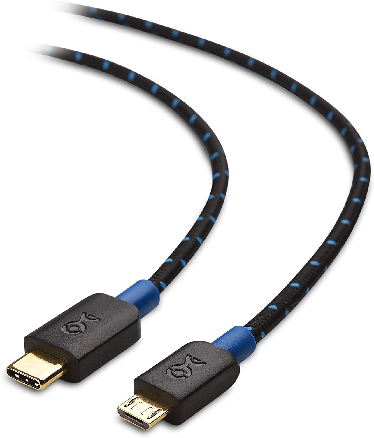Cable Matters Braided USB C to Micro USB Cable 1m, (3A/15W Charging, 480Mbps Data)