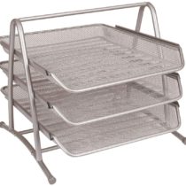 Q-Connect 3-Tier Letter Tray - Silver