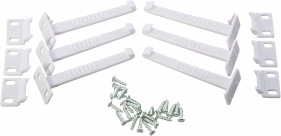 Dreambaby Safety Catches (Pack of 6, White)