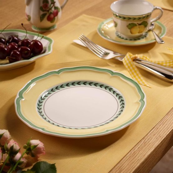 Villeroy & Boch French Garden Vienne Breakfast Plate, 21 cm, Premium Porcelain, White/Multicoloured - Image 2