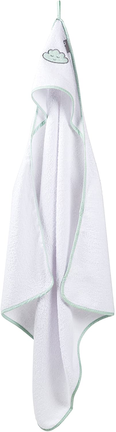 Roba Happy Cloud [Set of 3 Pieces Wash Cloth Bath Towel Set 306102P199 Care and White, 3 Unita (1er Pack) - Image 2