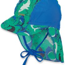 Sterntaler Boys Peaked Cap with Neck Protection, Age: 5-6 Months, Size: 43cm, Green/Blue (Peppermint)