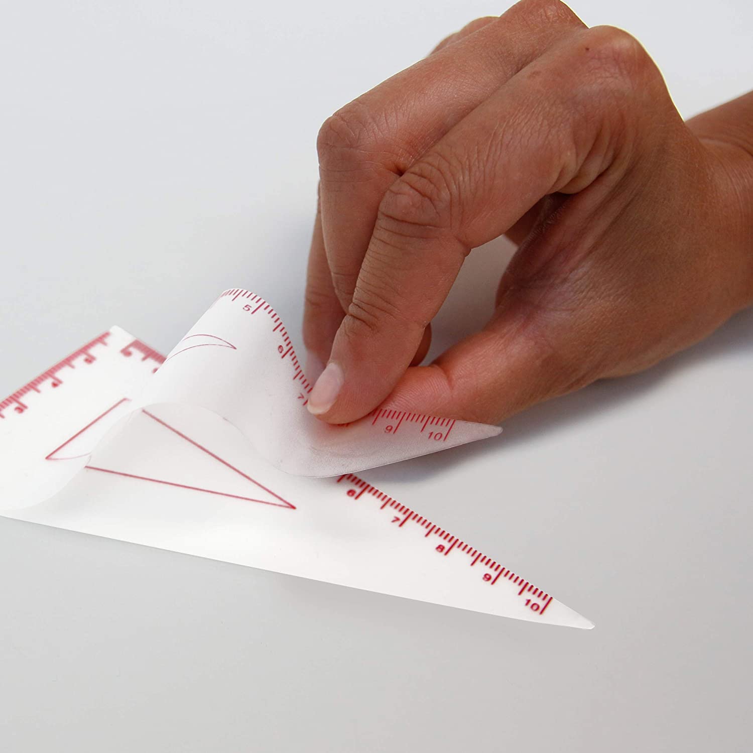 Measuring Ruler Sticker Suck UK Transparent Measuring Stickers | Adhesive Geometry Set ...