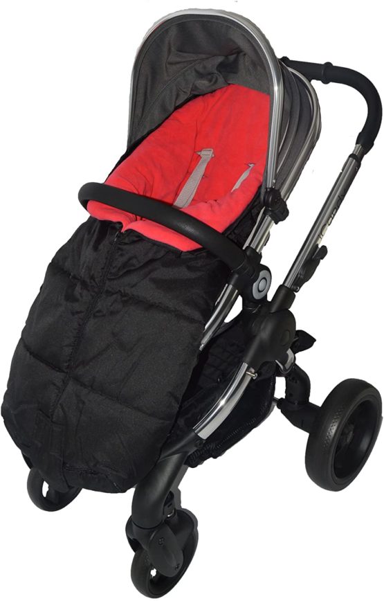 Deluxe Footmuff/Cosy Toes Compatible with iCandy Cherry Pushchair Red - Image 2