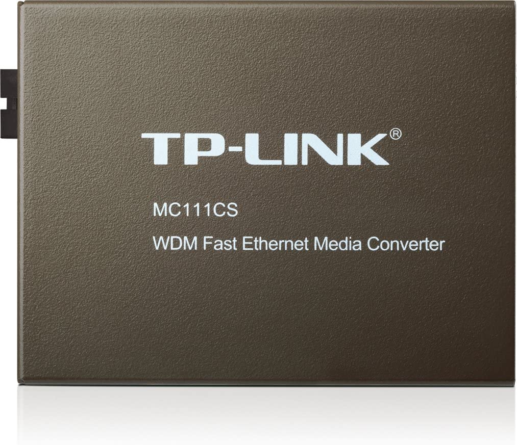TP-Link 10/100Mbps WDM Media Converter (MC111CS), Black, Single Mode 1550 nm x 1310 nm - Image 3