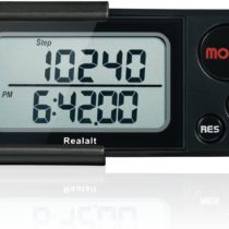 Realalt 3DTriSport 3D Pedometer, Accurate Step Counter with Clip and Strap
