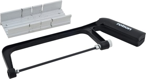 Rolson 58260 Aluminium Junior Hacksaw and Mitre Box