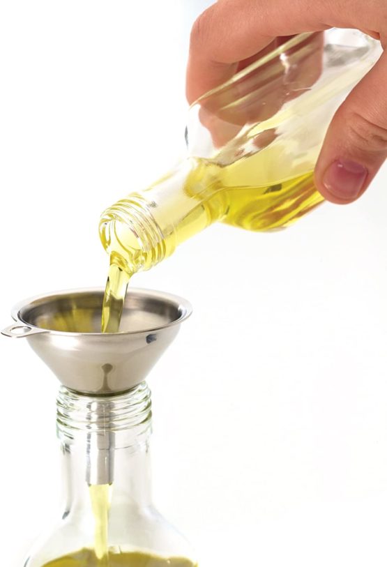 KitchenCraft Hip Flask Funnel, Stainless Steel, 5.5 cm - Image 2