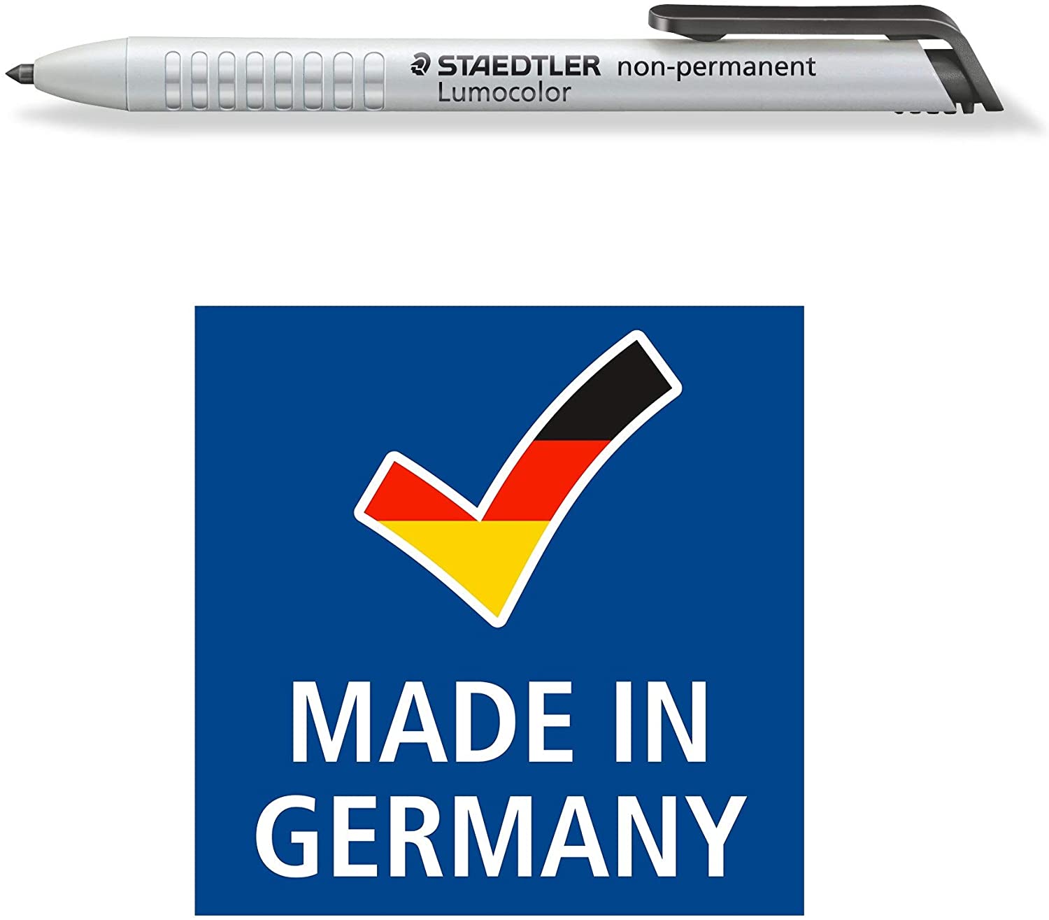 STAEDTLER 768N-9 Lumocolor Omnichrom Non-Permanent Lead Holder - Black, 3mm (Single Pencil) - Image 2