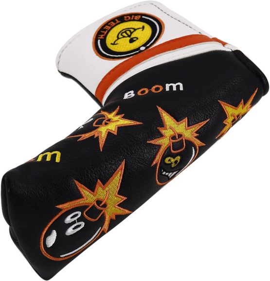 BIG TEETH Golf Blade Putter Head Cover Ping-type Magnetic Club Protector Bomb For Scotty Cameron Taylormade Odyssey Headcover - Image 4
