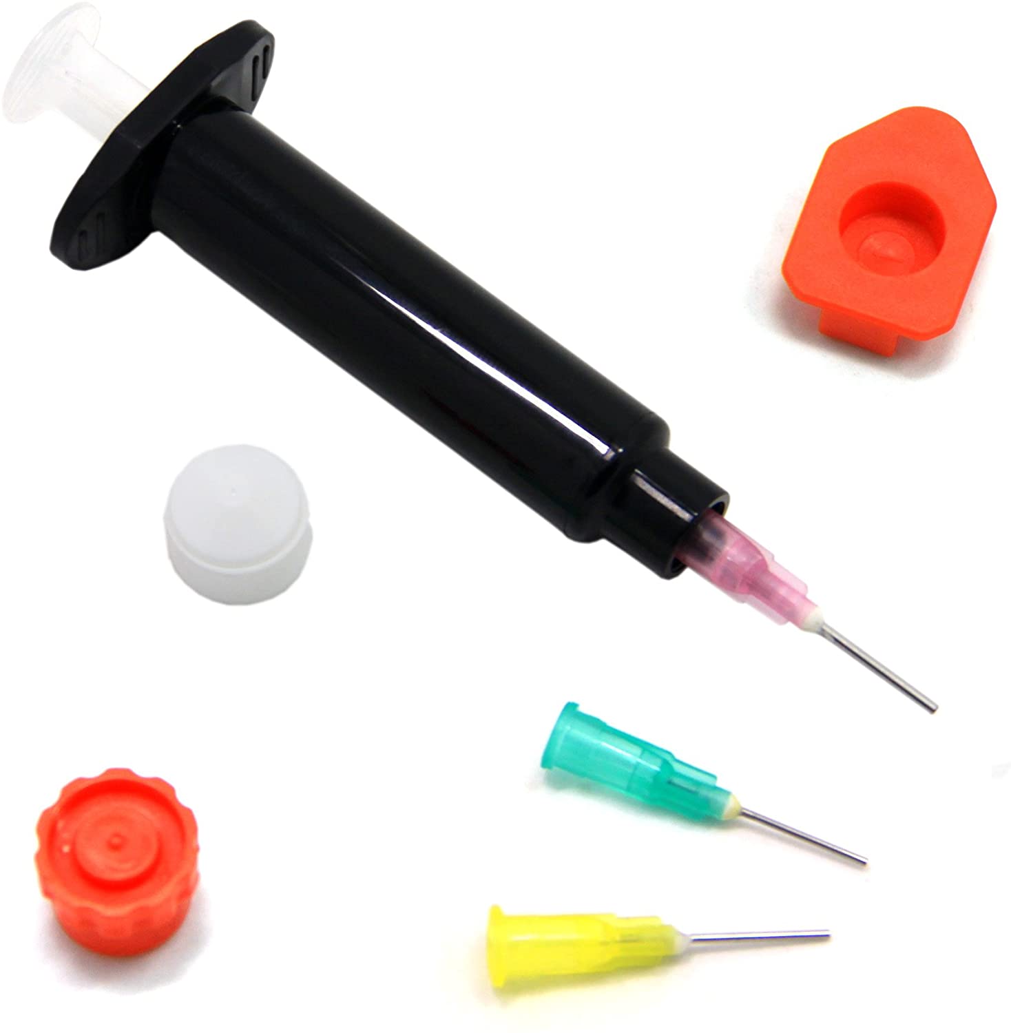 SAMS Fly Tying UV Epoxy Cure Glue Manual Syringe Dispenser with Dispensing Needles Coating tool for Fly Flies Dries Instantly and Waterproof 2 pieces in Packed Replacement - Image 3