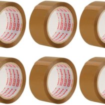 Packatape General Purpose Packing Parcel Tape 6 Rolls Brown 48mm x 66m Packaging Tape