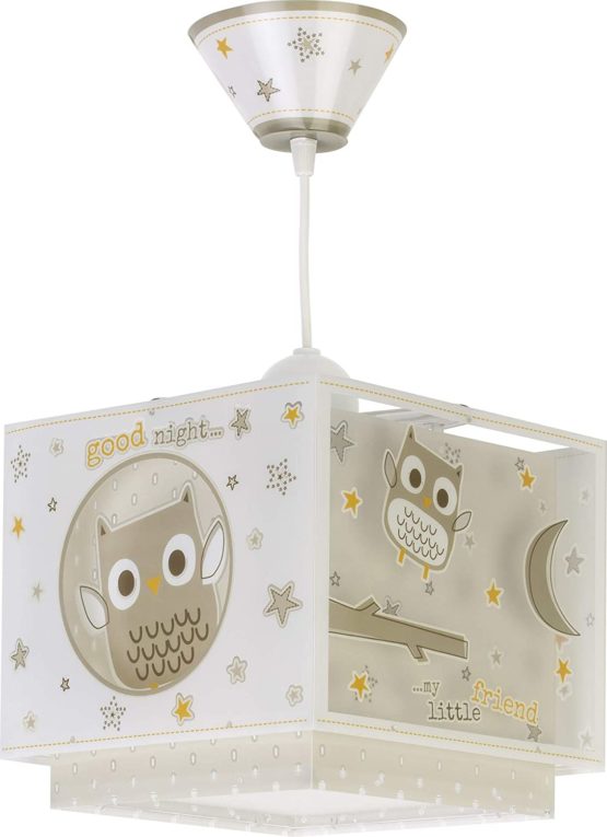 Dalber Children's Ceiling Light Good Night Owl Beige Animals 60 W - Image 2