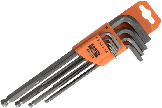 Bahco 9770 BE-9770 1.5 - 10mm Hex Key Set