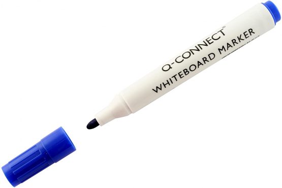 Q Connect Dry Wipe Marker - Blue