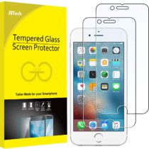 JETech Screen Protector Compatible with iPhone 6 Plus and iPhone 6s Plus, 5.5-Inch, Tempered Glass Film, 2-Pack