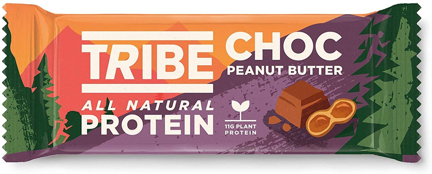 TRIBE Natural Plant Protein Bar Choc Peanut Vegan, Gluten & Dairy
