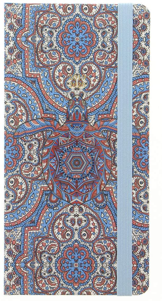Letts Slim Paisley Week to View 19/20 Academic Diary - Turtle, schildkröte