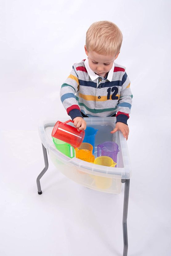 TickiT 73103 Translucent Colour Jug Set, 77 mm Dia, 6 Pieces, Translucent - Image 2