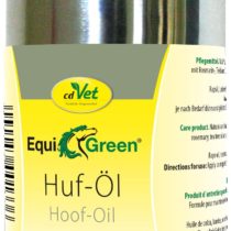 cdVet Naturprodukte EquiGreen Hoof Oil 500 ml - Horses - to improve the hoof structure - nourishes the hoof horn elastic and healthy - hoof growth - long-lasting shine -
