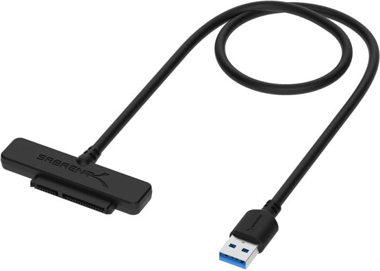 Sabrent USB 3.0 to SSD / 2.5-Inch SATA I/II/III Hard Drive Adapter (EC-SSHD)