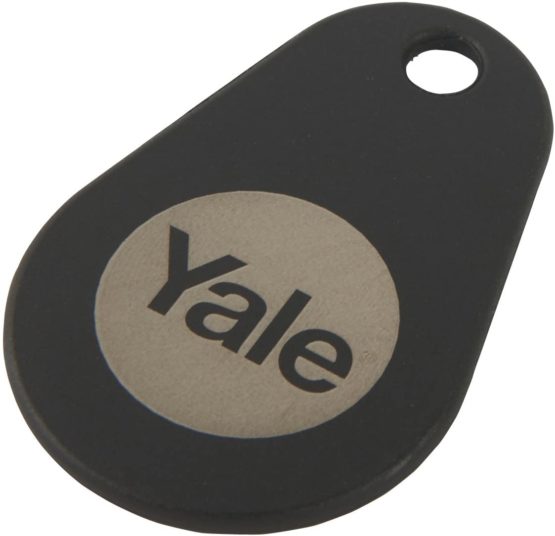 Yale P-YD-01-CON-RFIDT-BL Smart Door Lock Key Tags, Black, Pack of 2 - Image 4