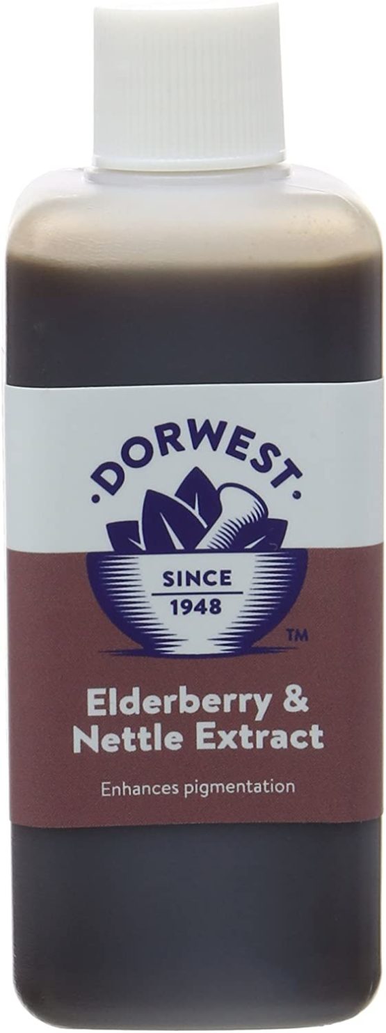 Dorwest Herbs Elderberry and Nettle Extract for Dogs and Cats 125 ml