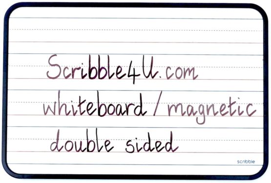 Scribble S8-1 Double Sided Hand Held Magnetic Whiteboard - Image 3