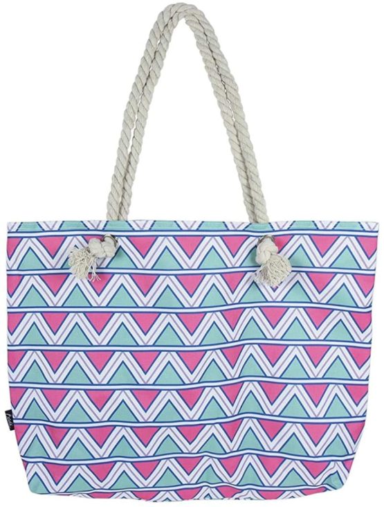 Cerdá Unisex Kids 2100002927 Minnie Mouse Beach bag-100% Cotton, Rosa, Grande - Image 2