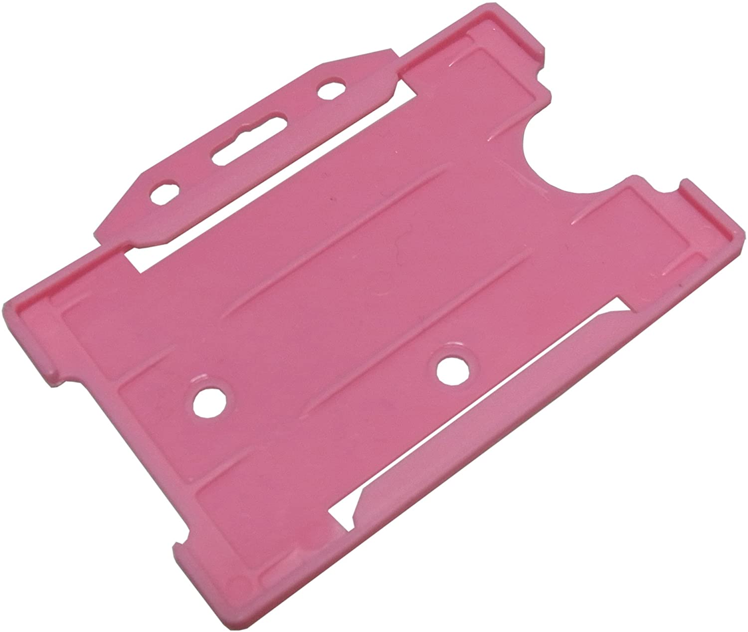 Customcard Safety Breakaway Lanyard with Open face ID Card Holder - Pink - Image 3
