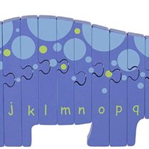 Orange Tree Toys Dinosaur Wooden Alphabet Puzzle,