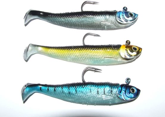 FFT SUPER CATCH CRUSADER SHAD 3 x 28g, 4.5"(11cm) LURES BOAT KAYAK BEACH PIER PIKE SEA FISHING - Image 2