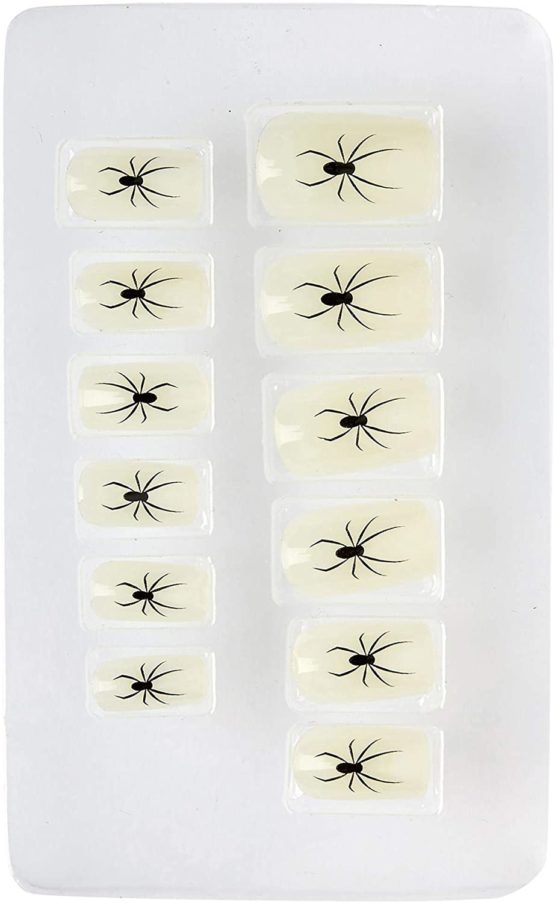 WIDMANN ? Set 12 Nail Glow Spiders Car Womens, vd-wdm05356, One Size - Image 2