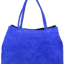 Girly Handbags Genuine Italian Suede Leather Expandable Shoulder Bag