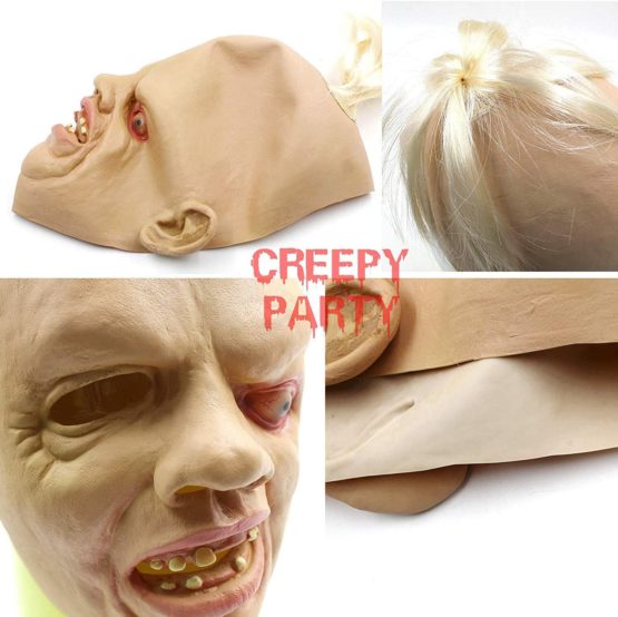 CreepyParty Scary Horror Latex Goonies Sloth Head Mask The Goonies 1980's for Halloween Costume Party Carnival Cosplay - Image 4