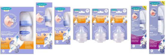 Lansinoh Wide-Necked Baby Bottle with NaturalWave Teat - Image 3