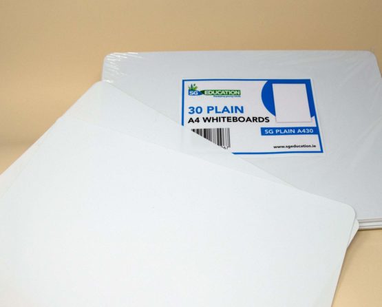 SG Education Plain A430 Write and Wipe Plain Board, A4 Size, Pack of 30 - Image 2